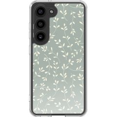 imoshion Coque Design Samsung Galaxy S23 - Smoke Green Flowers