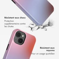 Selencia Coque arrière Vivid avec MagSafe Apple iPhone 14 - Gradient Soft Blush
