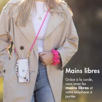 imoshion Ensemble de cordons de téléphone colorés avec perles – Rose