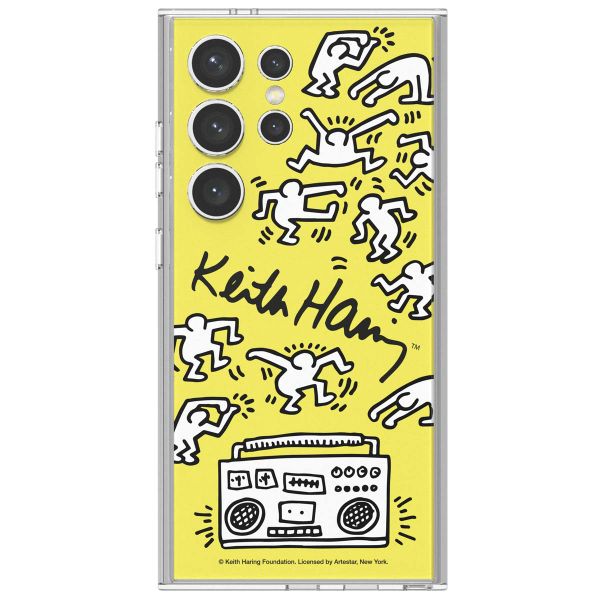 Samsung Carte Dance Keith Haring originale Galaxy S24 Ultra - Yellow