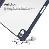 imoshion Coque tablette rigide Trifold Apple iPad Air 11 pouces (2026) M4 / (2025) M3 / (2024) M2 / Air 5 (2022) / Air 4 (2020) - Bleu foncé