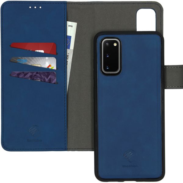 imoshion Etui de téléphone 2-en-1 amovible Samsung Galaxy S20 - Bleu