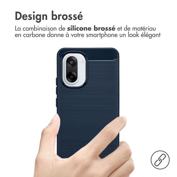 imoshion Coque Brushed OnePlus Nord CE5 - Bleu foncé