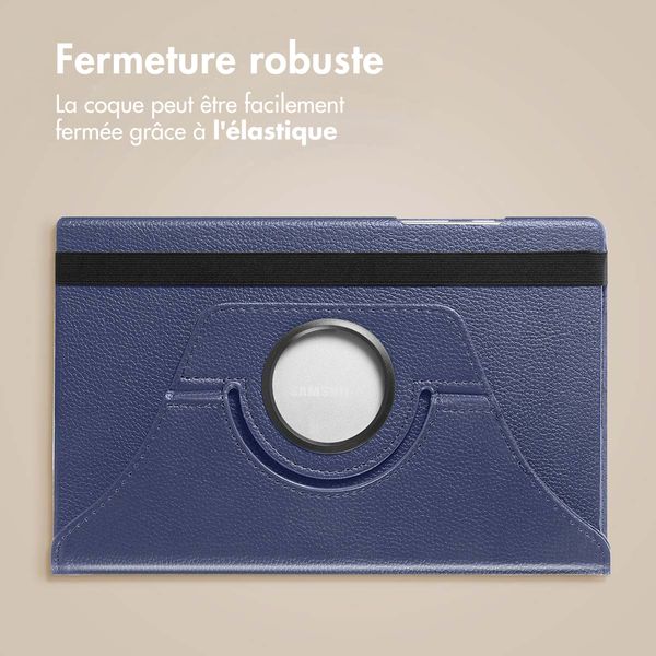 imoshion Coque tablette rotatif à 360° Samsung Galaxy Tab S11 - Bleu foncé