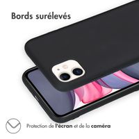 imoshion Coque Couleur Apple iPhone 11 - Noir