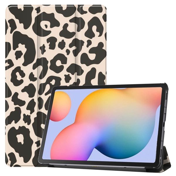 imoshion Coque tablette Design Samsung Galaxy Tab S6 Lite (2020/2022/2024) - Leopard