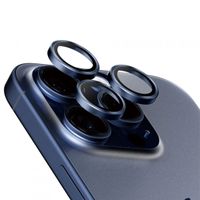 PanzerGlass Protection Caméra Hoop Optic Rings iPhone 15 Pro / 15 Pro Max - Blue Titanium