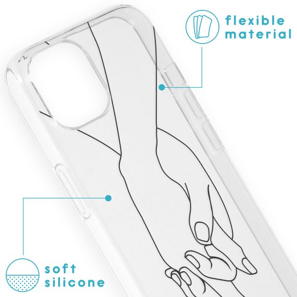 imoshion Coque Design iPhone 13 - Holding Hands