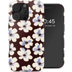 Selencia Coque arrière Vivid avec MagSafe Apple iPhone 16 Pro - Choco Flower Pop