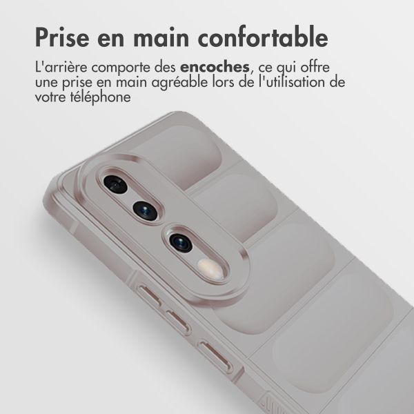 imoshion Coque arrière EasyGrip Honor 90 Pro - Gris