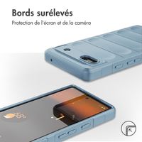 imoshion Coque arrière EasyGrip Google Pixel 6a - Bleu clair