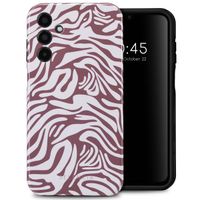 Selencia Coque arrière Vivid Tough Samsung Galaxy A15 (5G/4G) - Trippy Swirl Dark Rose