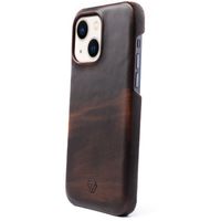 Wachikopa Coque Full Wrap iPhone 13 - Dark Brown