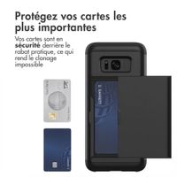 imoshion Coque arrière avec porte-cartes Samsung Galaxy S8 - Noir