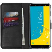 Selencia Étui de téléphone en cuir véritable Samsung Galaxy J6