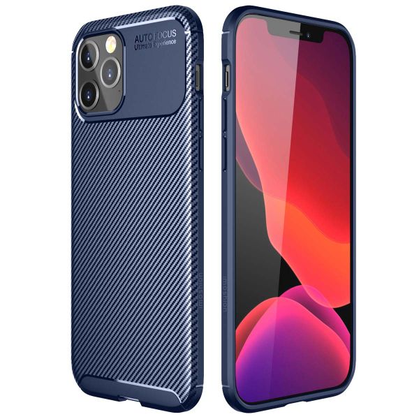 imoshion Coque silicone Carbon iPhone 12 Pro Max - Bleu