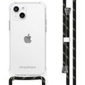 imoshion Coque avec cordon iPhone 13 Mini - Noir & Dorée