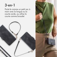 imoshion Etui de télephone portefeuille avec cordon Samsung Galaxy A56 - Noir