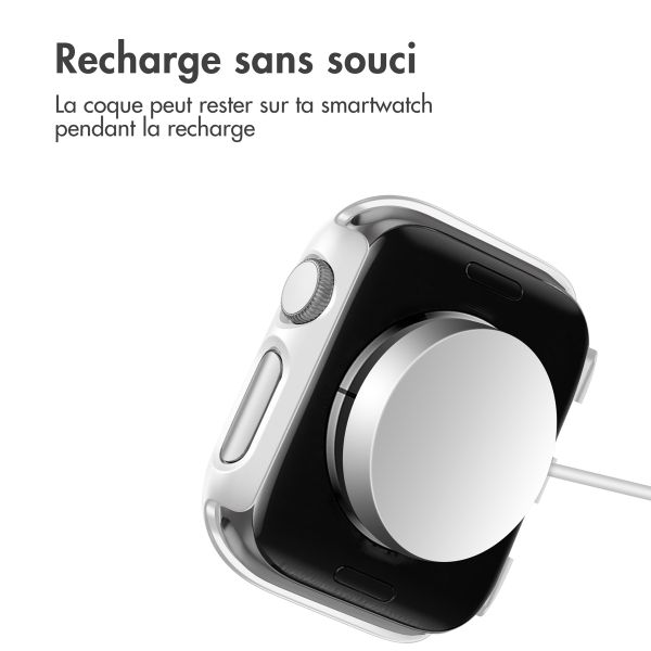 imoshion Coque rigide à couverture complète Apple Watch 1 / 2 / 3 - 38 mm - Blanc
