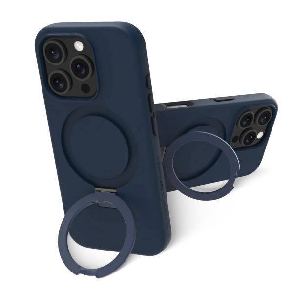 dbramante1928 Coque Iceland Ultra D3O avec MagSafe Stand Apple iPhone 16 Pro Max - Blue