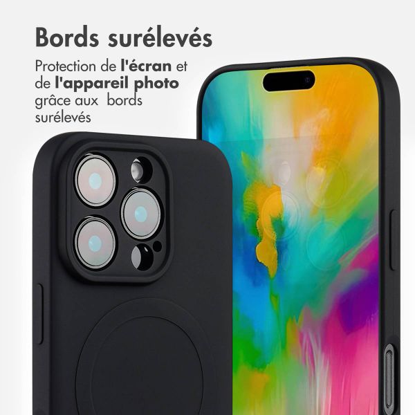imoshion Coque Couleur avec MagSafe Apple iPhone 16 Pro - Noir