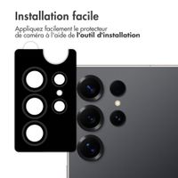 imoshion Lot de 2 protections d'objectif de caméra Samsung Galaxy S25 Ultra - Titanium Black