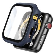 imoshion Coque rigide à couverture complète Apple Watch Series 4 / 5 / 6 / SE - 44 mm - Bleu foncé