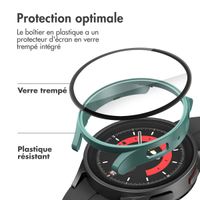 imoshion Coque rigide à couverture complète Samsung Galaxy Watch 6 - 44 mm - Vert foncé