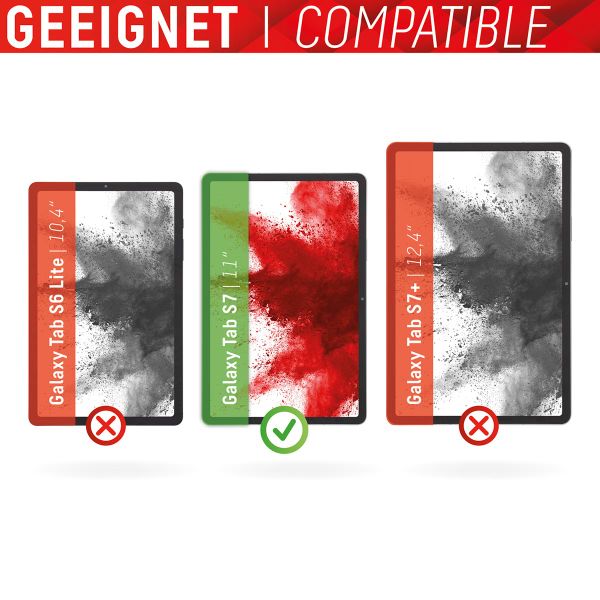 Displex Protection d'écran en verre trempé Samsung Galaxy Tab S7 / S8 / S9 / S9 FE - Transparent