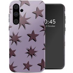 Selencia Coque arrière Vivid Samsung Galaxy A55 - Stars Plum Lilac