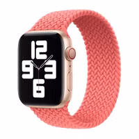 Apple Bracelet Solo tressé Apple Watch | 38/40/41/42 mm - Taille 3 - Pink Punch