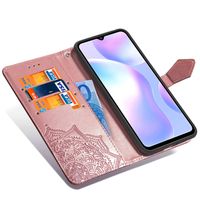 Etui de téléphone portefeuille Mandala Xiaomi Redmi 9A