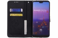 Etui de téléphone Fleurs de Trèfle Huawei 20 Pro - Noir