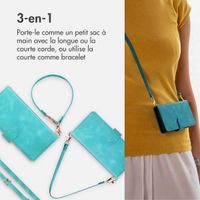 imoshion Etui de télephone portefeuille avec cordon Samsung Galaxy S24 / S25 - Turquoise