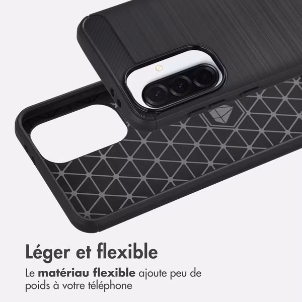 imoshion Coque Brushed Samsung Galaxy A37 (5G) - Noir