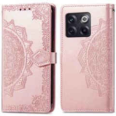 imoshion Etui de téléphone portefeuille Mandala OnePlus 10T - Rose Dorée