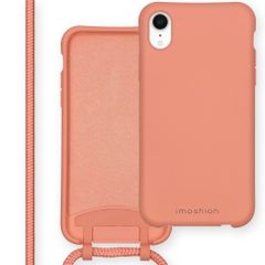 imoshion Coque de couleur avec cordon amovible Apple iPhone Xr - Peach