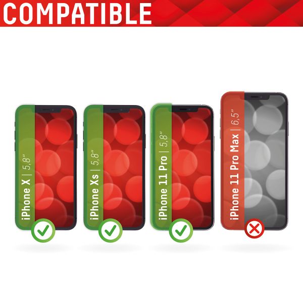 Displex Protection d'écran en verre trempé Real Glass Full Cover Apple iPhone 11 Pro / Xs / X