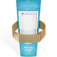 imoshion Bracelet magnétique milanais Apple Watch Series 1 - 11 / SE / Ultra (44/45/46/49 mm) - Taille M - Doré