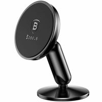 Baseus Magnetic Car Mount iPhone 12 - Support de téléphone pour voiture - Tableau de bord ou pare-brise - Magnétique - Noir