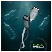 dbramante1928 Câble de recharge Re-charge USB-C vers USB-C 100 W - 3 mètres - Noir