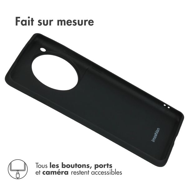 imoshion Coque Couleur OnePlus 12R - Noir