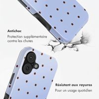 Selencia Coque arrière Vivid avec MagSafe Apple iPhone 16 - Happy Dots Digital Sky