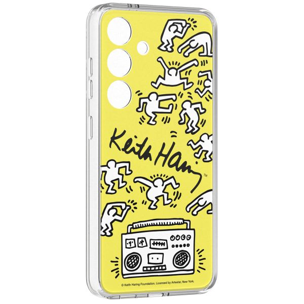 Samsung Carte Dance Keith Haring originale Galaxy S24 - Yellow