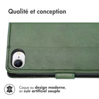 imoshion Étui de téléphone portefeuille Luxe iPhone SE 4 - Vert