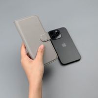 Selencia Étui portefeuille amovible Olyn avec MagSafe Samsung Galaxy S23 - Gris