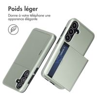 imoshion Coque arrière avec porte-cartes Samsung Galaxy S25 FE - Vert