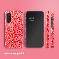 Selencia Coque arrière Vivid Tough Samsung Galaxy A36 / A56 - Wild Spots Lipstick