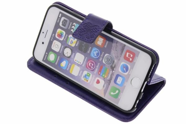 Etui de téléphone Fleurs de Trèfle iPhone 6 / 6s - Violet