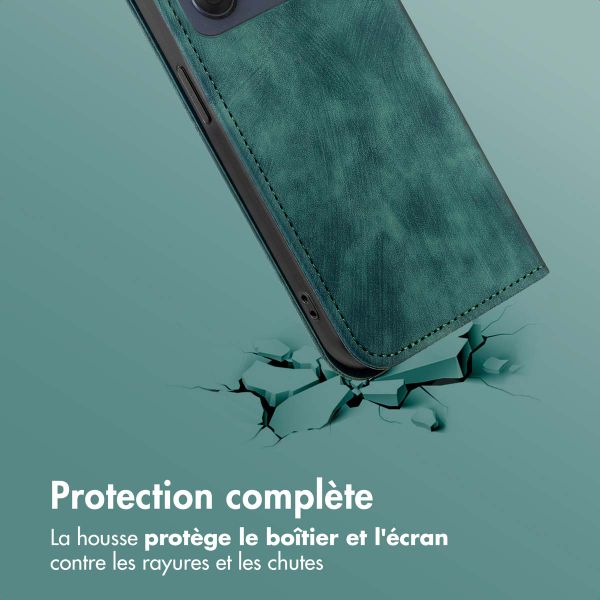 imoshion Étui de téléphone portefeuille Slim Motorola Moto G86 - Vert